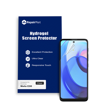 Motorola Moto E30 Compatible Premium Hydrogel Screen Protector With Full Coverage Ultra HD